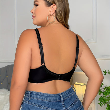 Plus Size Lace Comfort Bra