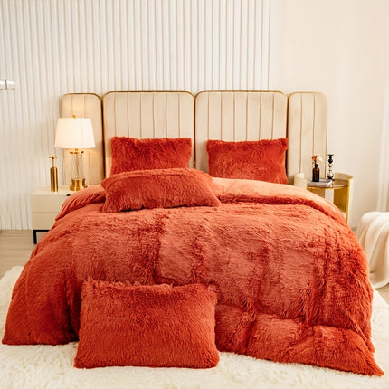 Luxurious Plush Duvet Cover Set - Soft & Cozy