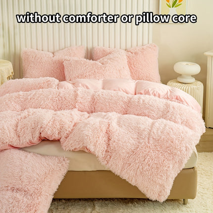 Pink Solid Color Bedding Set - Soft & Stylish Comfort