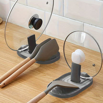 Foldable Pot Lid & Spoon Holder for Kitchen Organization