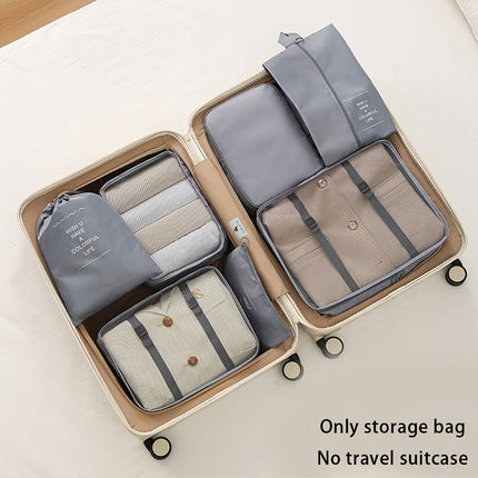 7pcs Travel Packing Organizer Set