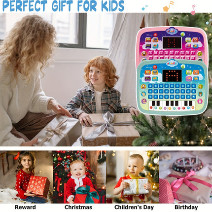 Kids Learning Tablet with LED Screen - Monti Bargains