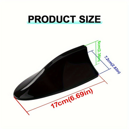 No-Drill Shark Fin Car Antenna - Enhanced Signal & Style