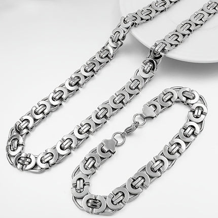 Classic Men's Egyptian Byzantine Jewelry Set