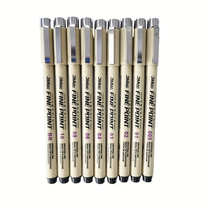 12Pcs Fine Line Markers Set
