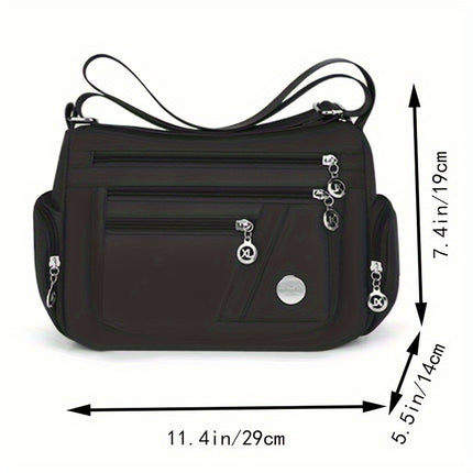 Chic Waterproof Nylon Crossbody Bag