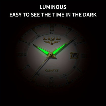 LIGE Women's Luxurious Quartz Watch