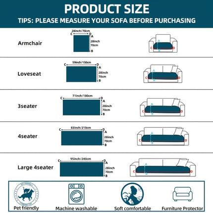 Bohemian Chic Plush Sofa Cover – Cozy, Stylish Protection