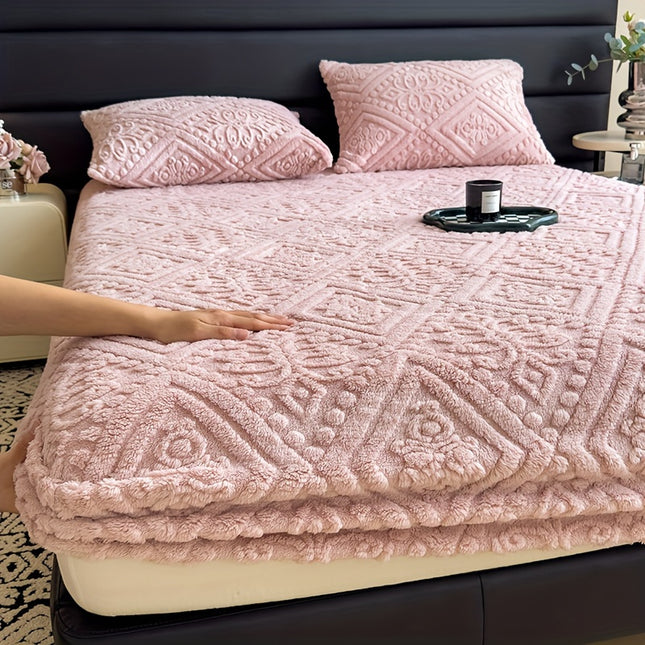 Luxurious Taffeta Fitted Sheet – Warm, Elegant Winter Comfort