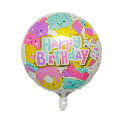 23 pcs Princess Theme Ice Cream & Candy Latex Balloons Set