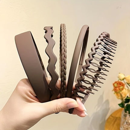 Simple Frosted Non-Slip Hair Hoop