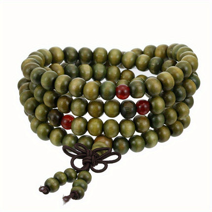 Men's 108 Beads Sandalwood Prayer Bracelet