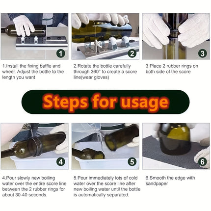 Glass Bottle Cutter Tool Kit