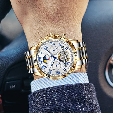 Moon Phase Automatic Mechanical Watch