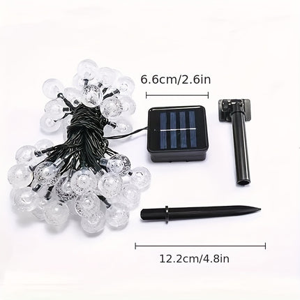 Solar Crystal Ball Lights - Outdoor & Indoor Decorative Lamp