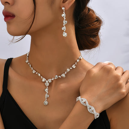 Elegant Rhinestone Bridal Set