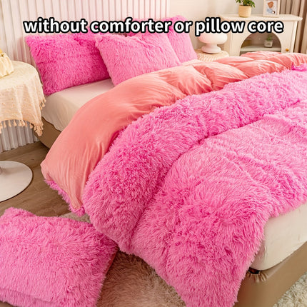 Pink Solid Color Bedding Set - Soft & Stylish Comfort