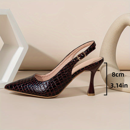 Animal Print Mary-Jane Stiletto Pumps