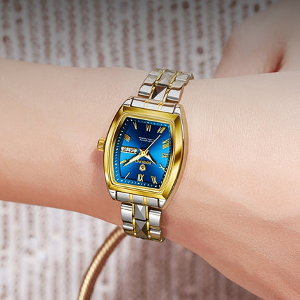 BINBOND Women's Tonneau Quartz Watch
