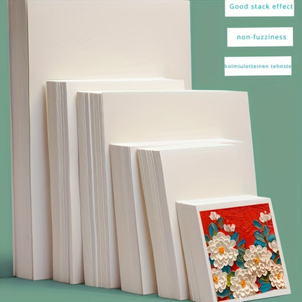 50-Pack Square Oil Painting Paper