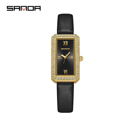 SANDA Women's Rectangular Quartz Watch