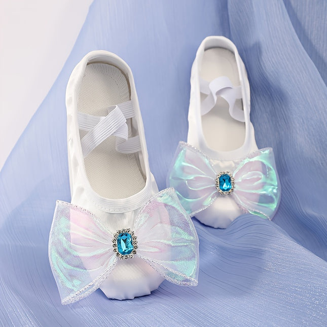 Girls' Elegant Pink Ballet Shoes