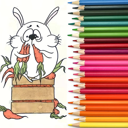 72-Color Pencil Set with Roll-Up Case