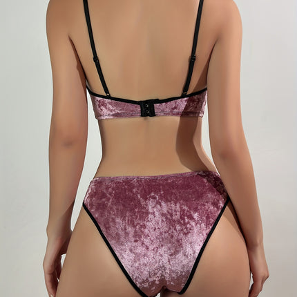 Velvet Comfort Bra & Panty Set