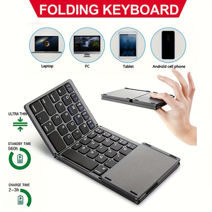 Ultra-Thin Foldable Keyboard - Monti Bargains