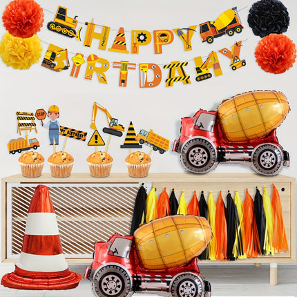 Engineering Tanker Party Set – Perfect for Boys' Birthdays