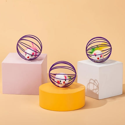 Interactive Cat Toy with Feather Tail – Endless Fun - Monti Bargains