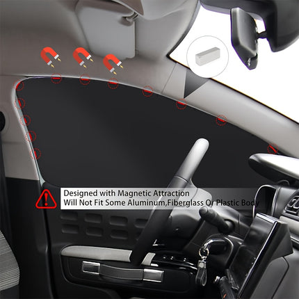 Magnetic Car Sunshade Set – UV Protection & Heat Shield