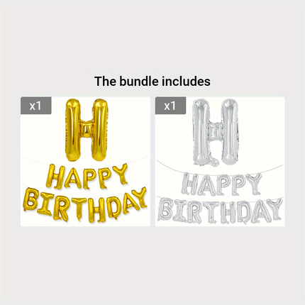 Customizable Foil Letter Balloon Banner