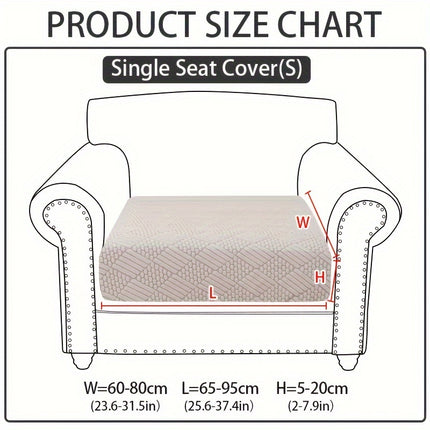 Modern Polar Fleece Sofa Slipcover - Elastic-Fit, Pet-Friendly Protector