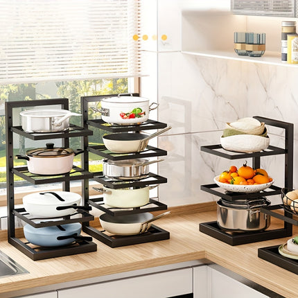 Adjustable 3-Tier Pot Rack