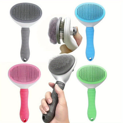 Self-Cleaning Pet Brush – Grooming Made Effortless - Monti Bargains