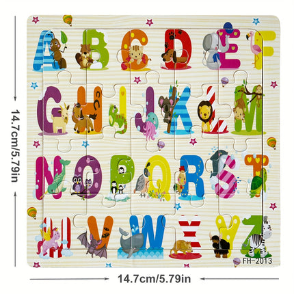 20-Piece Wooden Jigsaw Puzzles – Fun Learning for Kids! - Monti Bargains