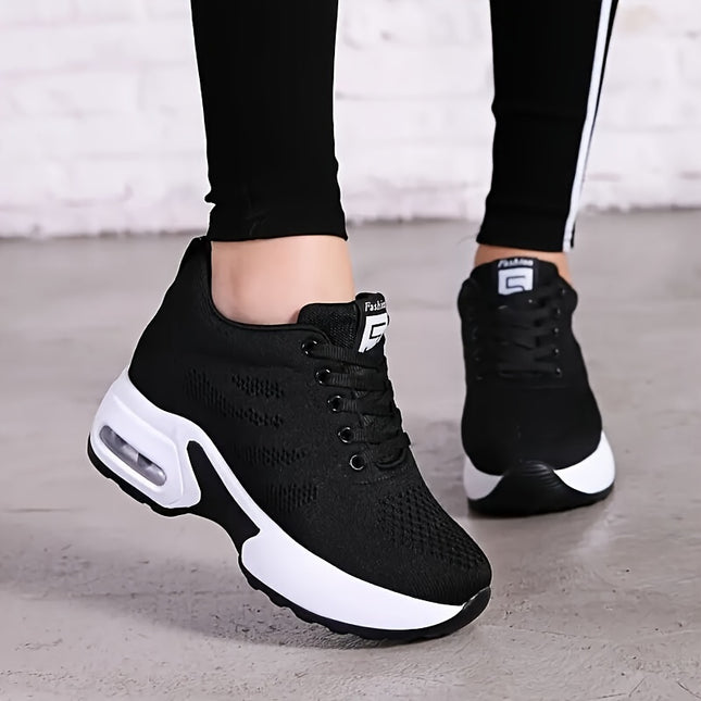 Women's Breathable Mesh Platform Sneakers