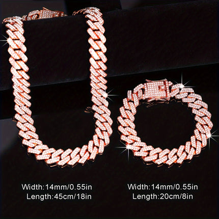 Men's Punk Chain Jewelry Set