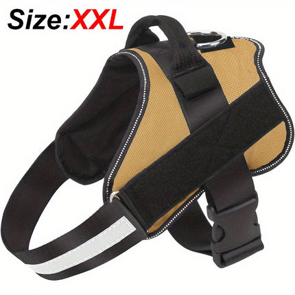 Reflective No-Pull Dog Harness with Easy-Grab Handle - Monti Bargains