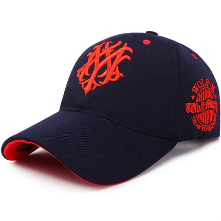 Embroidered Sunshade Baseball Cap