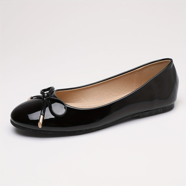 Chic Bowknot Slip-On Flats