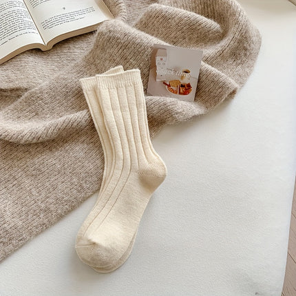 Women's Cozy Wool Blend Winter Socks (2 Pairs)