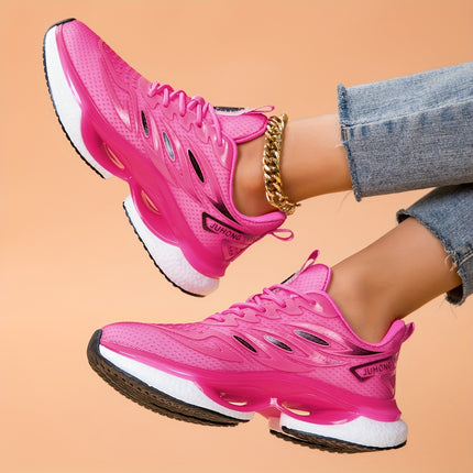 Women's Pink Breathable Running Shoes