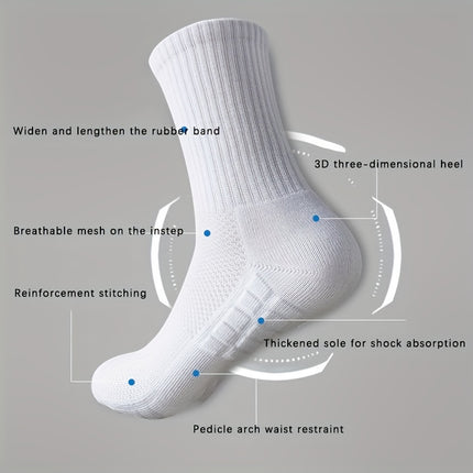 Men's Sports Cotton Mid-Tube Socks