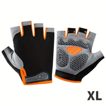 Breathable Half-Finger Sports Gloves for Cycling & Fitness