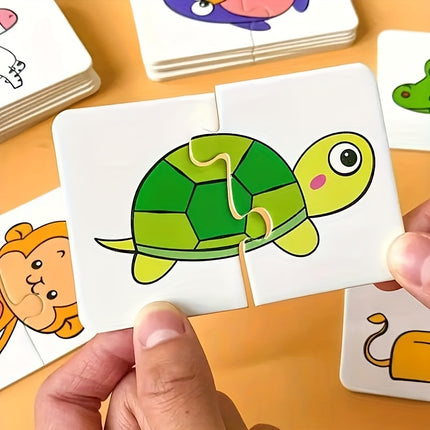32-Piece Animal & Fruit Puzzle Set - Monti Bargains
