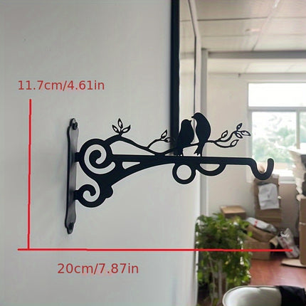 Bird Silhouette Wall Hook - Charming Planter Hanger