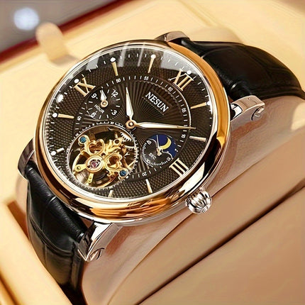 Elegant Hollow Mechanical Watch