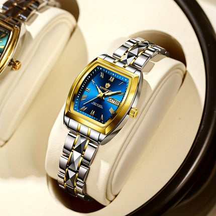 BINBOND Women's Tonneau Quartz Watch